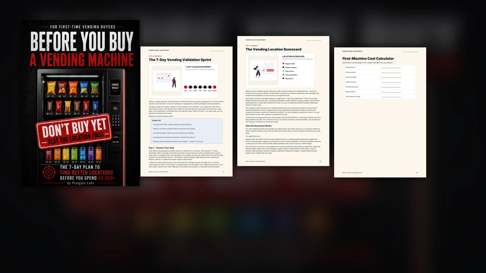 Before You Buy a Vending Machine complete toolkit