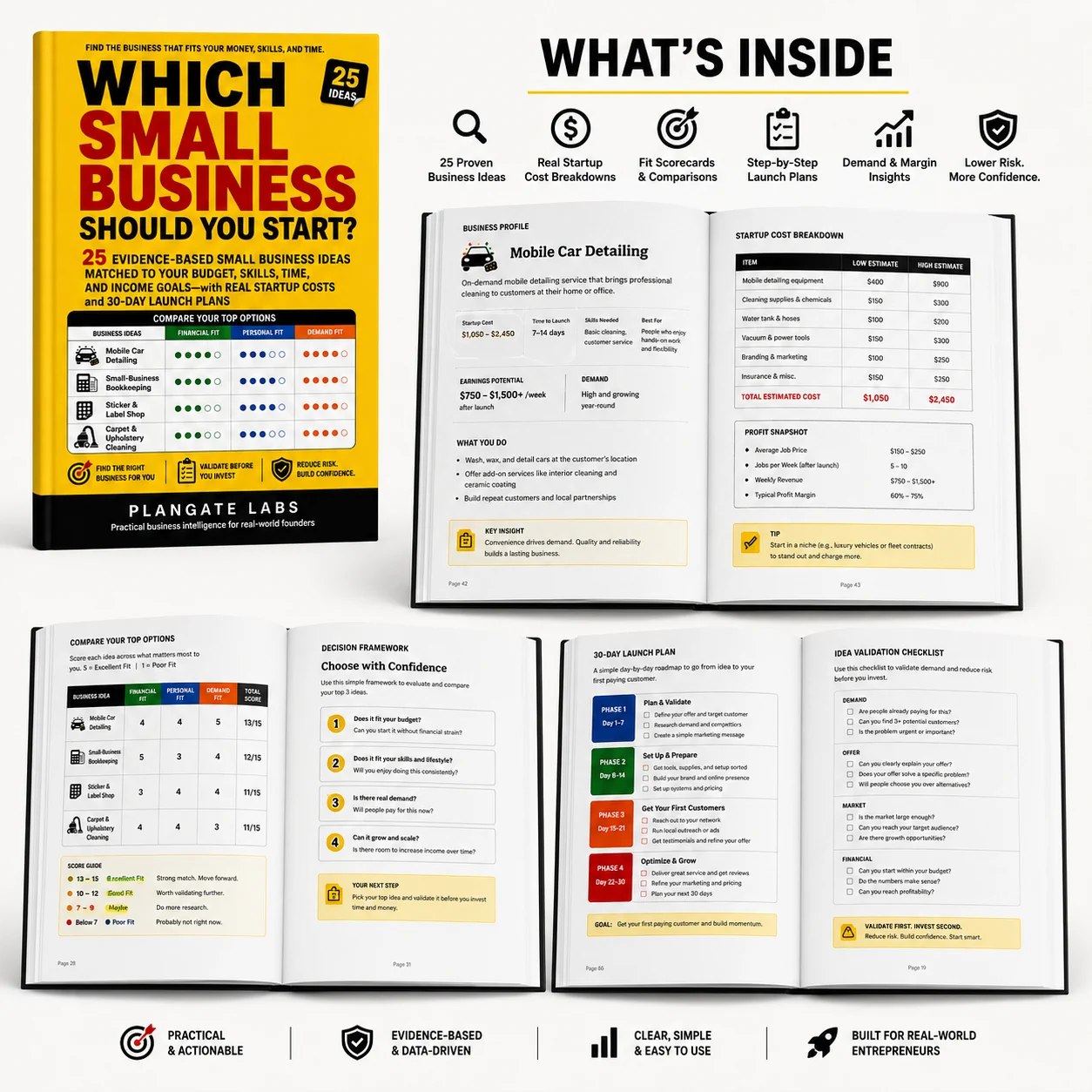What’s inside from Which Small Business Should You Start?